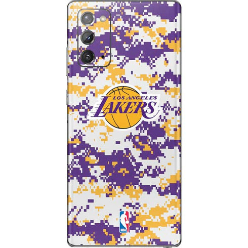 NBA Los Angeles Lakers Digi Camo Galaxy Note20 5G Skin